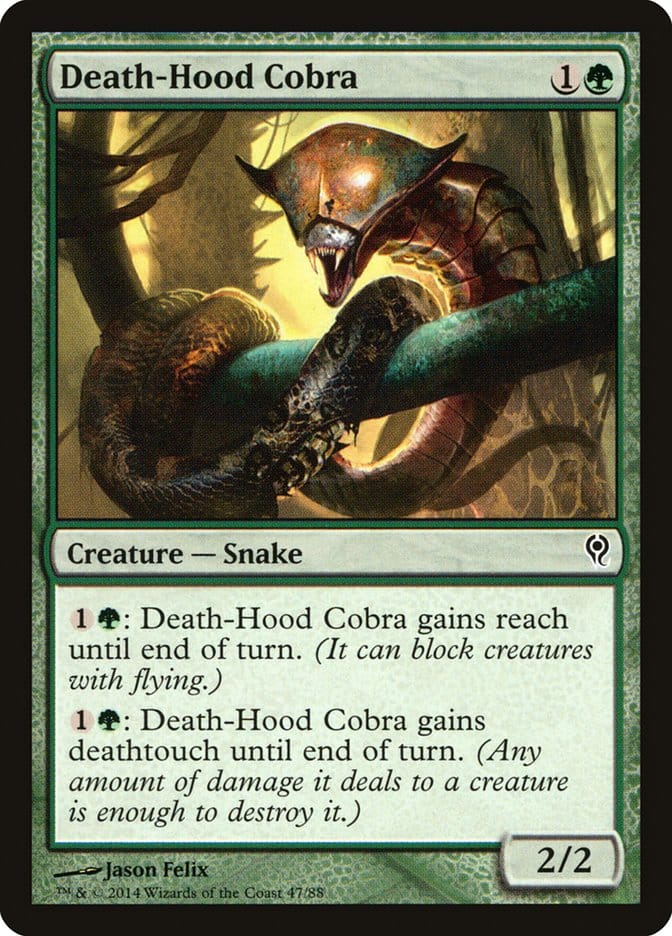 Death-Hood Cobra [Duel Decks: Jace vs. Vraska] Magic: The Gathering
