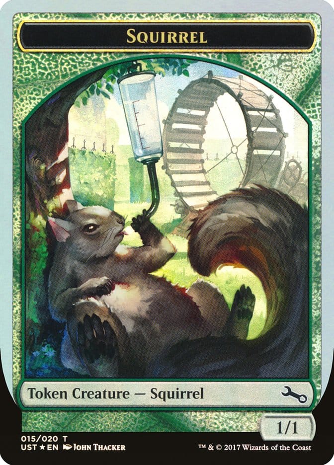 Squirrel Token [Unstable Tokens] Magic: The Gathering