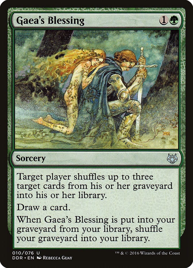 Gaea's Blessing [Duel Decks: Nissa vs. Ob Nixilis] Magic: The Gathering