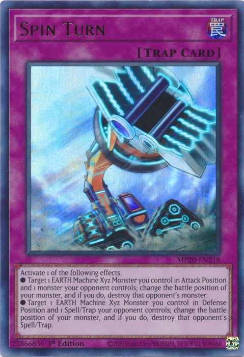 Spin Turn [MP20-EN218] Ultra Rare - Yugioh Cards For Your TCG Needs!