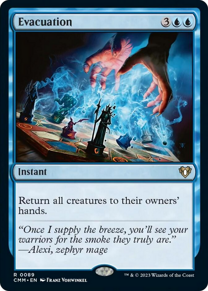 Evacuation [Commander Masters] Magic: The Gathering