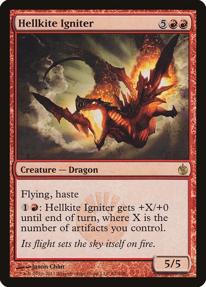 Hellkite Igniter [Mirrodin Besieged] Magic: The Gathering