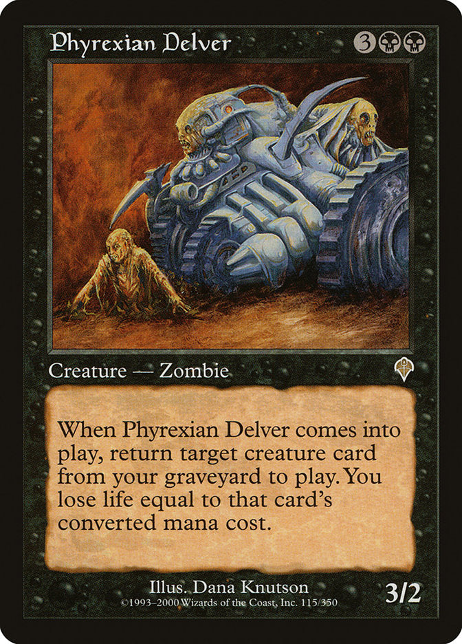 Phyrexian Delver [Invasion] Magic: The Gathering