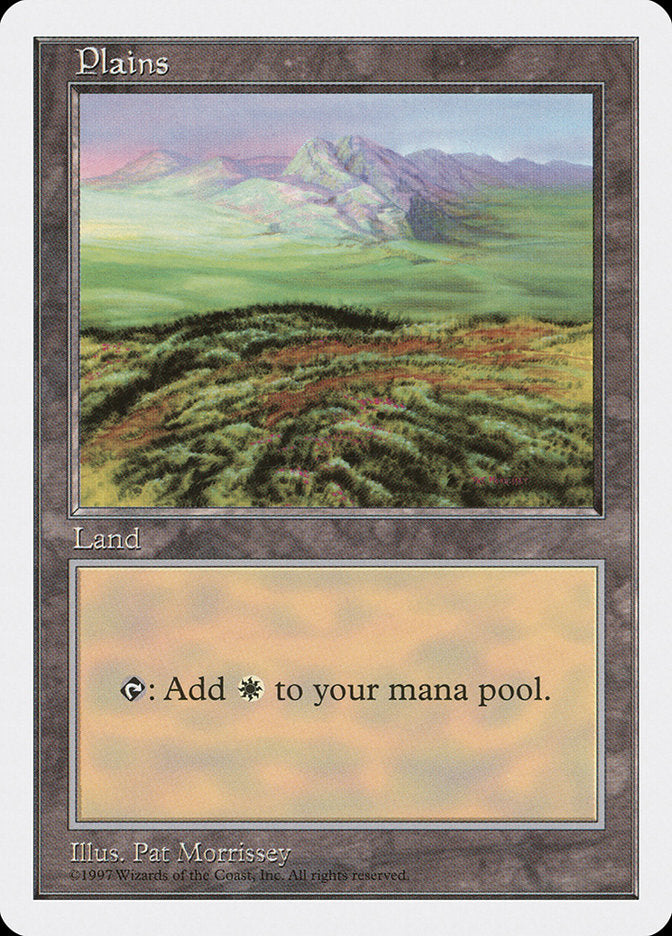 Plains (433) [Fifth Edition] Magic: The Gathering