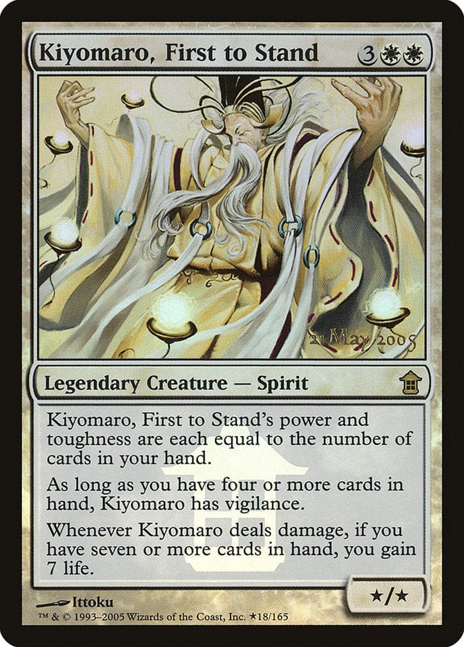 Kiyomaro, First to Stand [Saviors of Kamigawa Promos] Magic: The Gathering