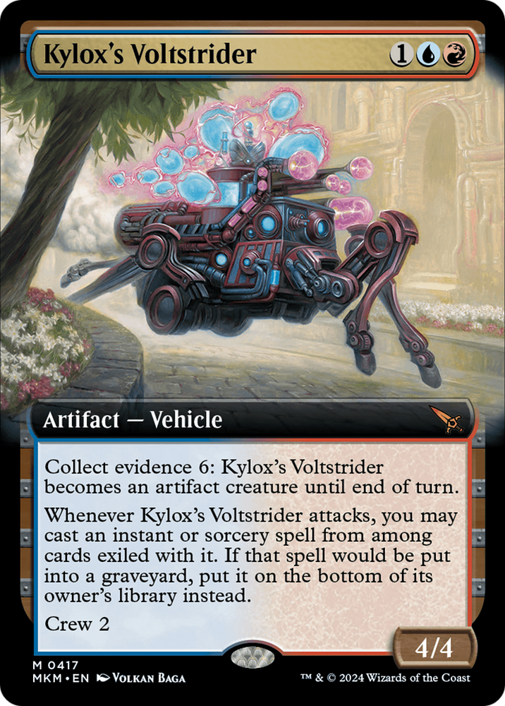 Kylox's Voltstrider (Extended Art) [Murders at Karlov Manor] Magic: The Gathering