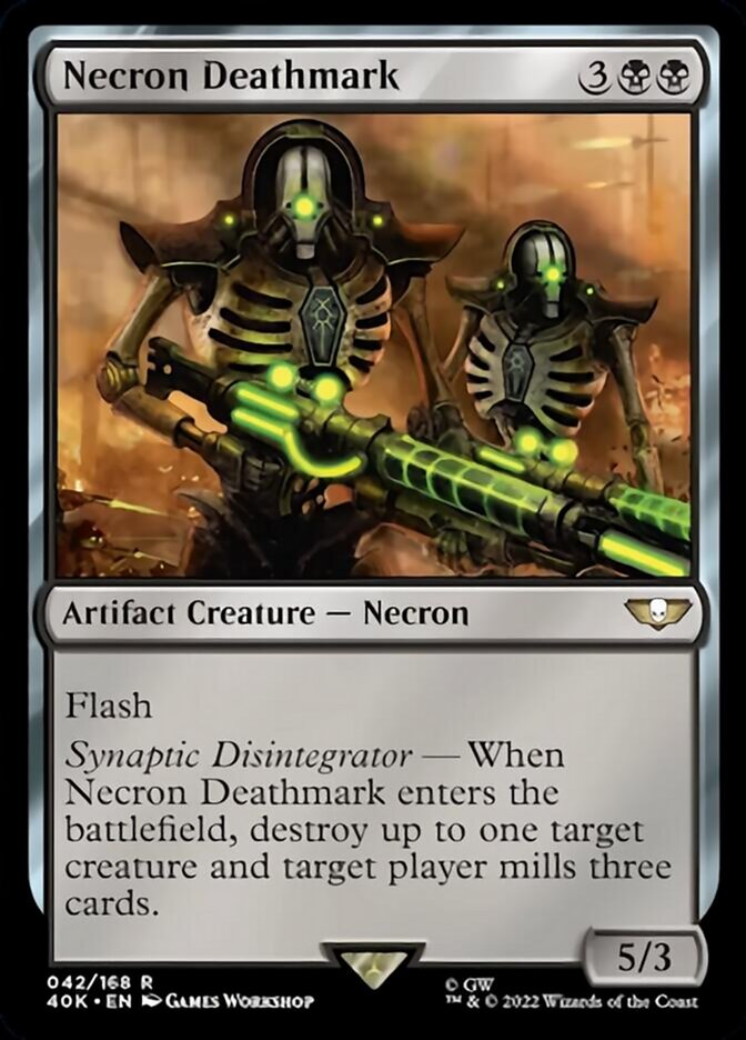 Necron Deathmark (Surge Foil) [Warhammer 40,000] Magic: The Gathering