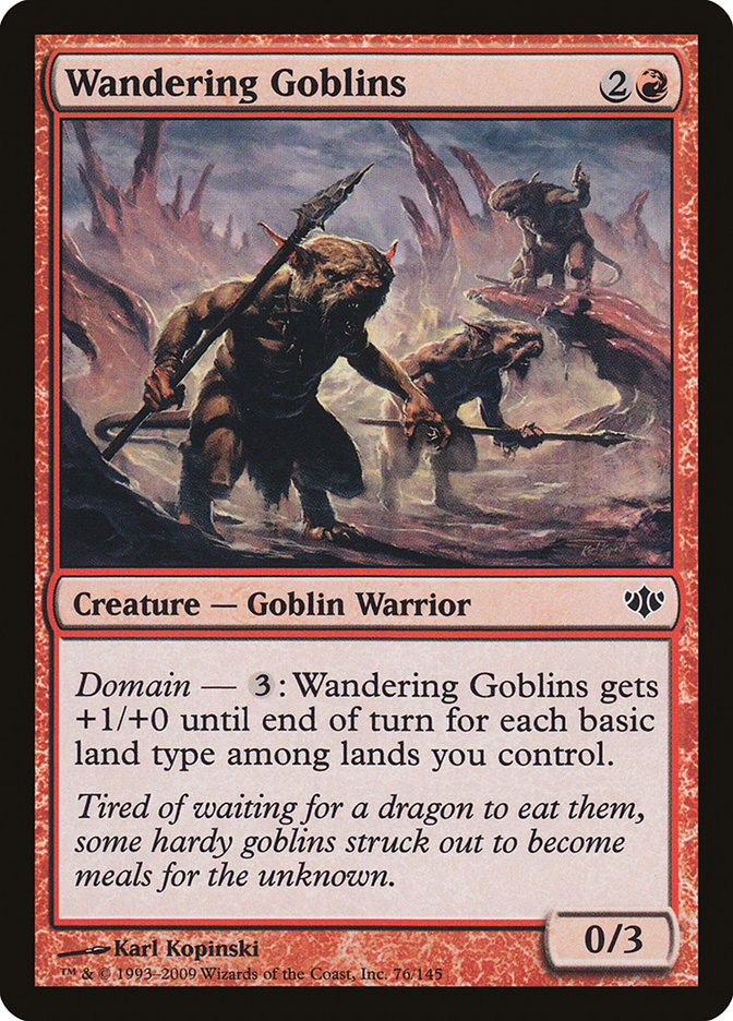 Wandering Goblins [Conflux] Magic: The Gathering