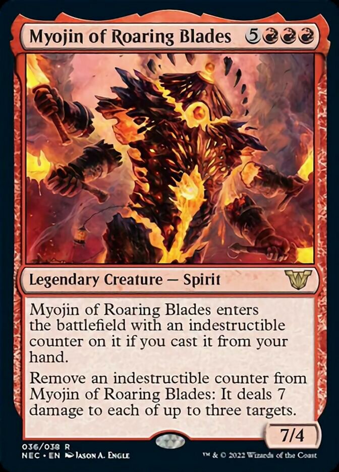 Myojin of Roaring Blades [Kamigawa: Neon Dynasty Commander] Magic: The Gathering