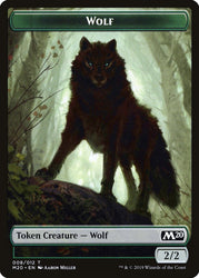 Zombie // Wolf Double-Sided Token [Game Night 2019 Tokens] Magic: The Gathering