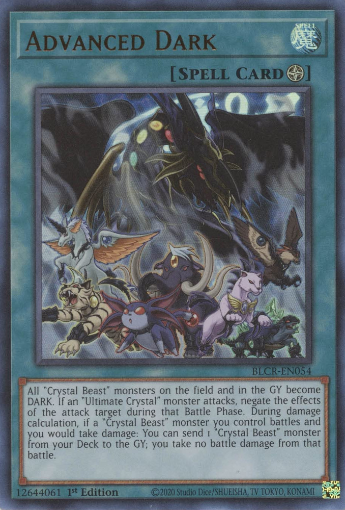 Advanced Dark [BLCR-EN054] Ultra Rare - Yugioh Cards For Your TCG Needs!