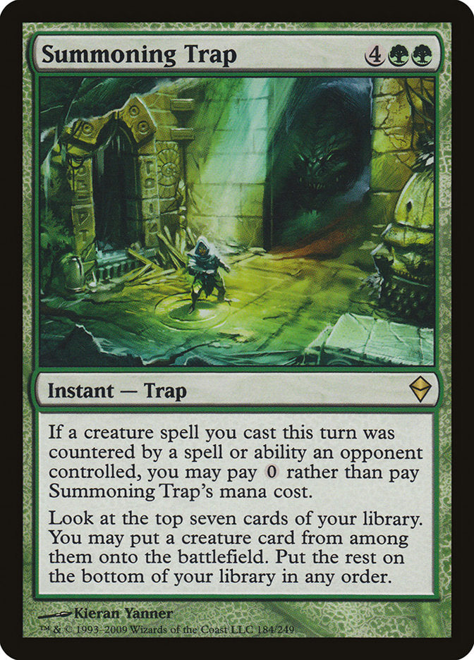 Summoning Trap [Zendikar] Magic: The Gathering