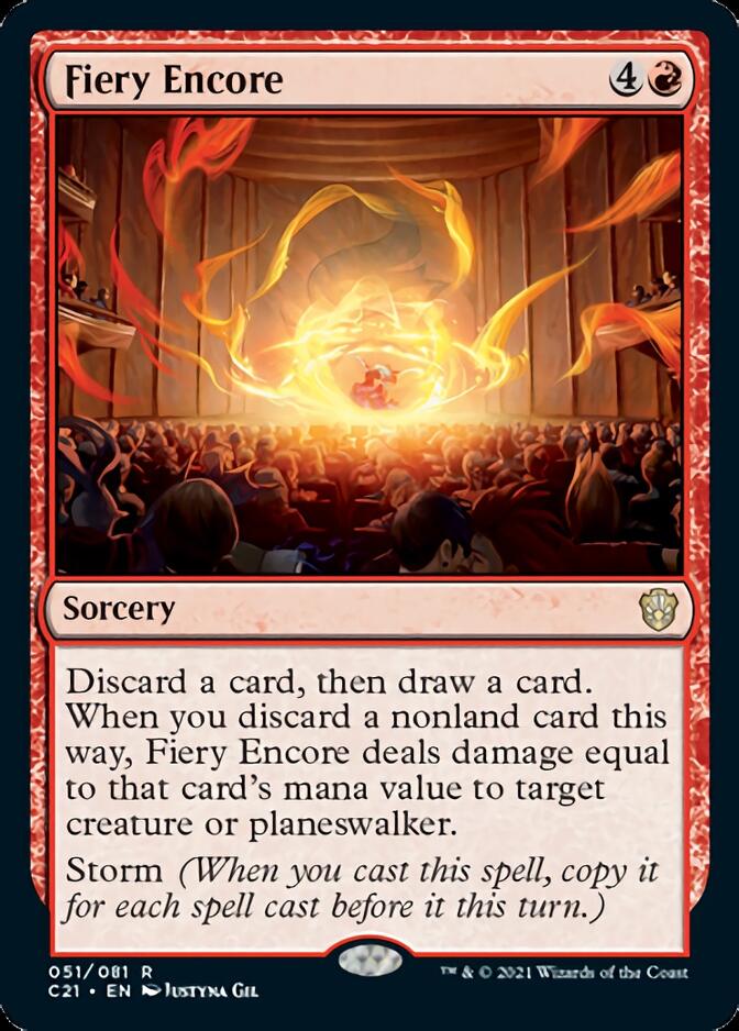 Fiery Encore [Commander 2021] Magic: The Gathering