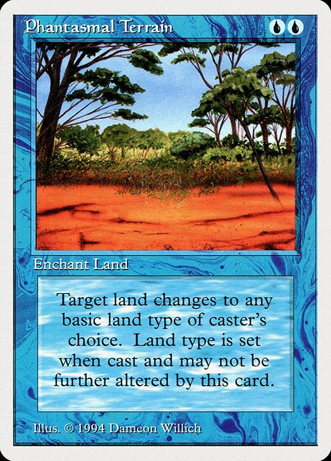 Phantasmal Terrain [Summer Magic / Edgar] Magic: The Gathering