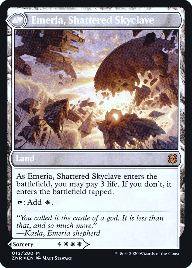Emeria's Call // Emeria, Shattered Skyclave [Zendikar Rising Prerelease Promos] Magic: The Gathering