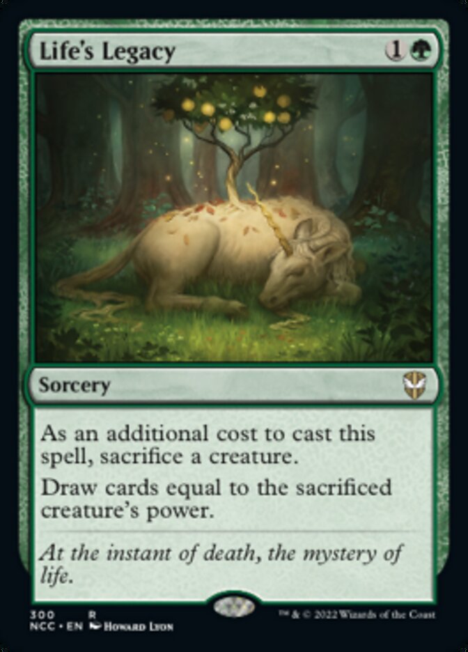 Life's Legacy [Streets of New Capenna Commander] Magic: The Gathering