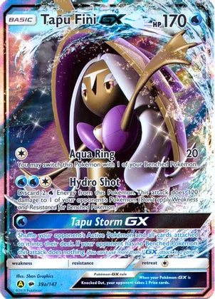 Tapu Fini GX (39a/147) [Alternate Art Promos] Pokémon