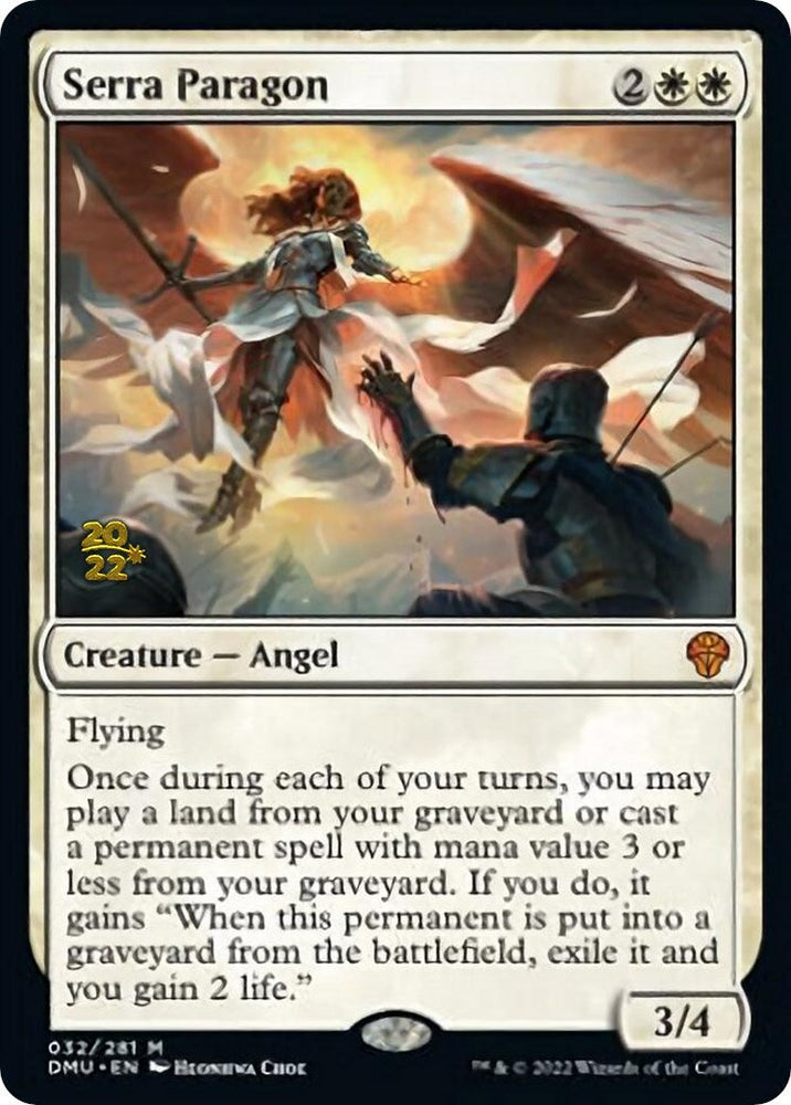 Serra Paragon [Dominaria United Prerelease Promos] Magic: The Gathering