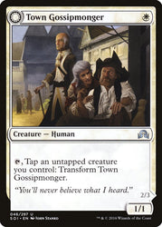 Town Gossipmonger // Incited Rabble [Shadows over Innistrad] Magic: The Gathering