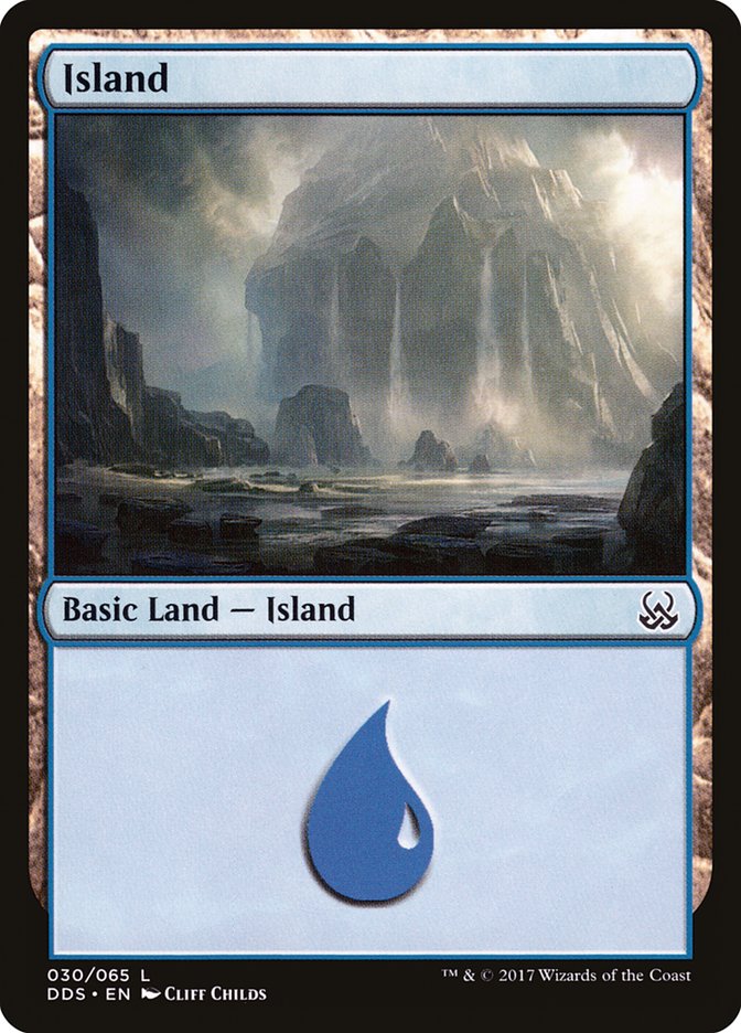 Island (30) [Duel Decks: Mind vs. Might] Magic: The Gathering