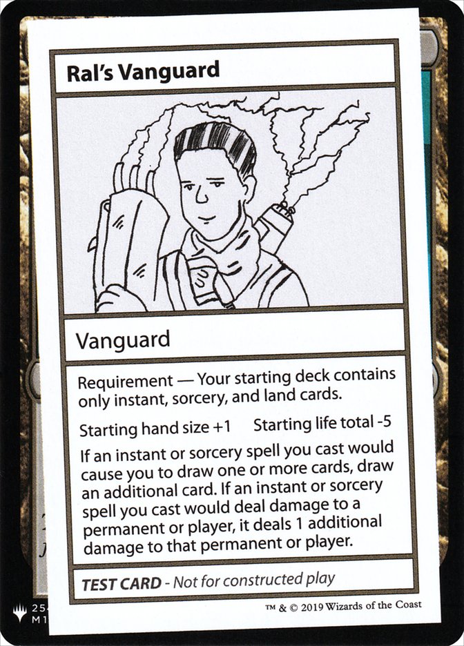 Ral's Vanguard [Mystery Booster Playtest Cards] Magic: The Gathering