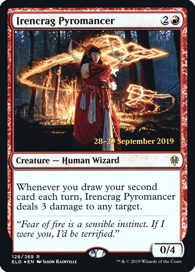 Irencrag Pyromancer [Throne of Eldraine Prerelease Promos] Magic: The Gathering