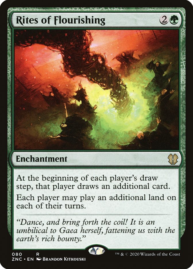 Rites of Flourishing [Zendikar Rising Commander] Magic: The Gathering