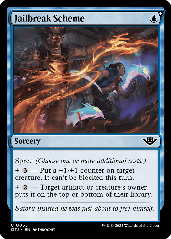 Jailbreak Scheme [Outlaws of Thunder Junction] Magic: The Gathering