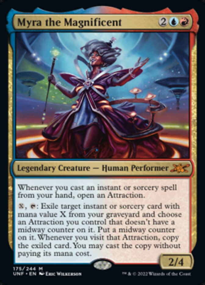 Myra the Magnificent [Unfinity] Magic: The Gathering