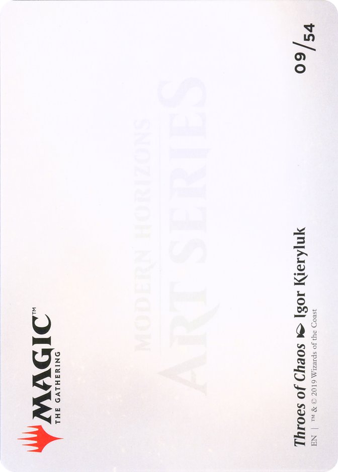 Throes of Chaos // Throes of Chaos [Modern Horizons Art Series] Magic: The Gathering