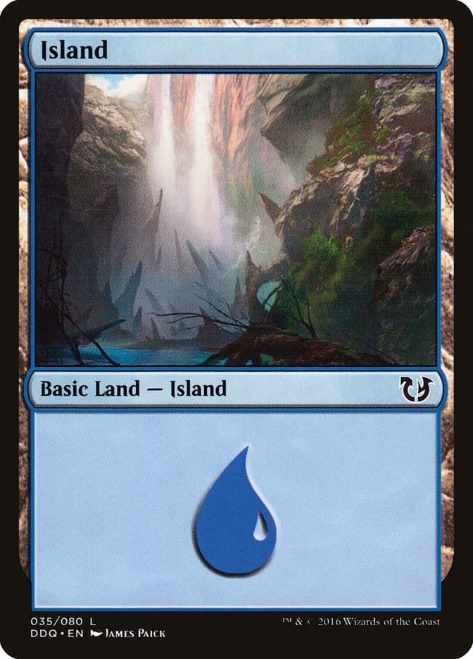 Island (35) [Duel Decks: Blessed vs. Cursed] Magic: The Gathering