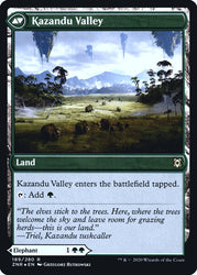 Kazandu Mammoth // Kazandu Valley [Zendikar Rising Prerelease Promos] Magic: The Gathering