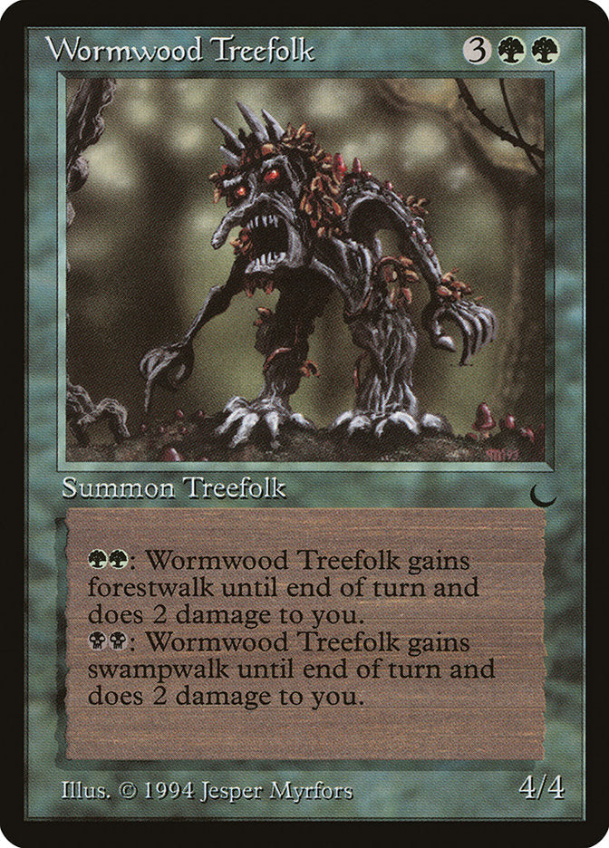 Wormwood Treefolk [The Dark] Magic: The Gathering