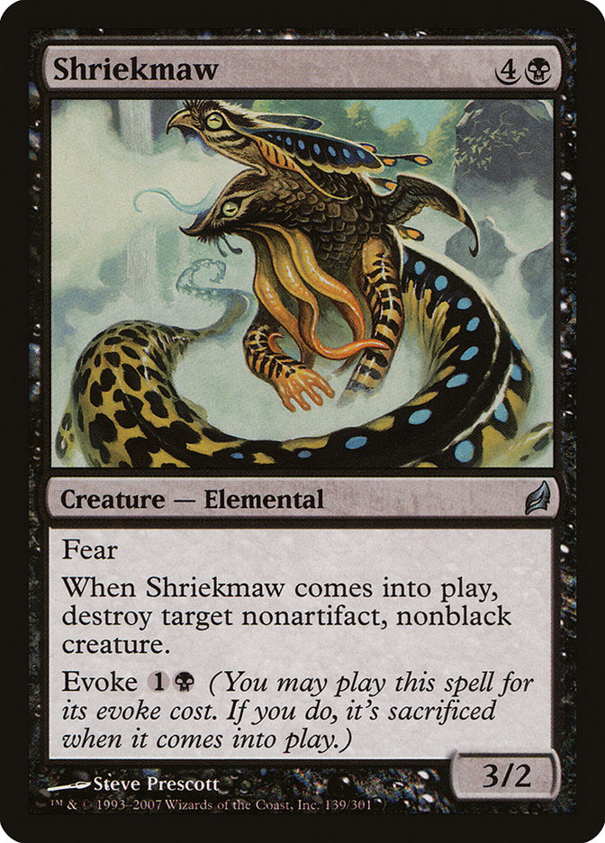Shriekmaw [Lorwyn] Magic: The Gathering