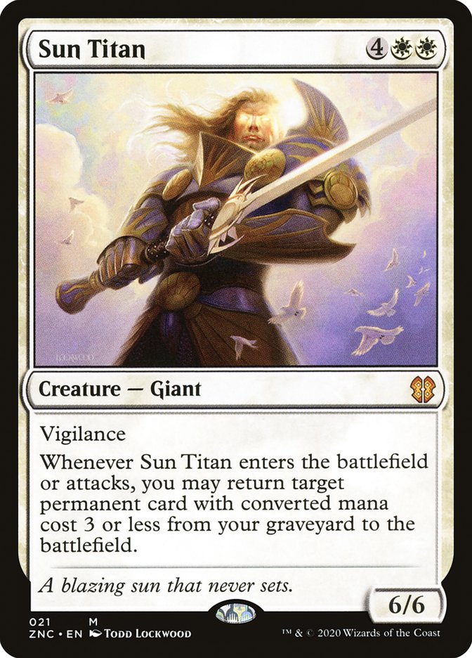 Sun Titan [Zendikar Rising Commander] Magic: The Gathering