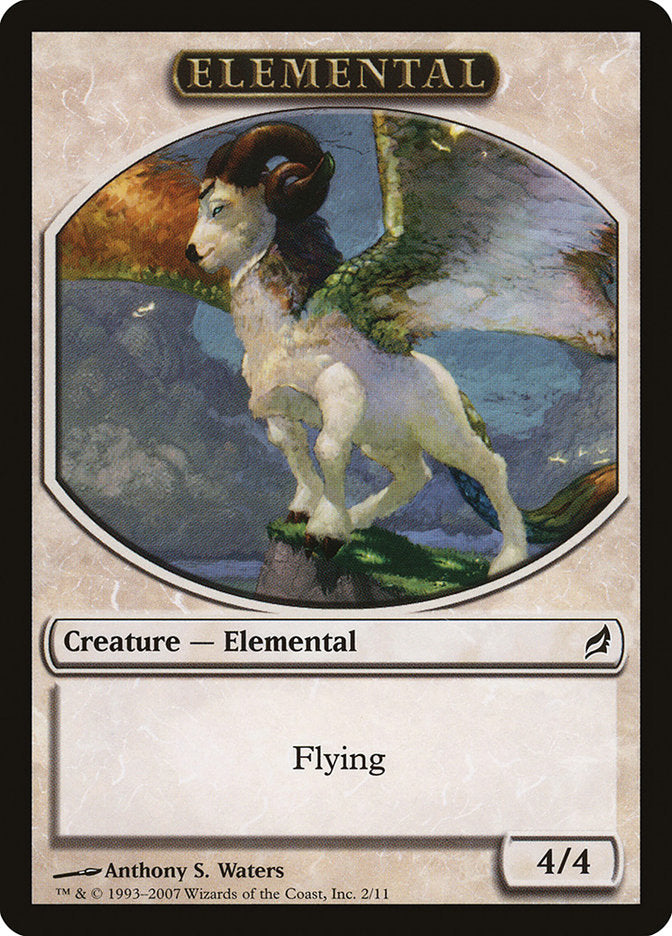 Elemental Token (2/11) [Lorwyn Tokens] Magic: The Gathering