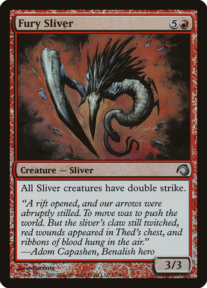 Fury Sliver [Premium Deck Series: Slivers] Magic: The Gathering