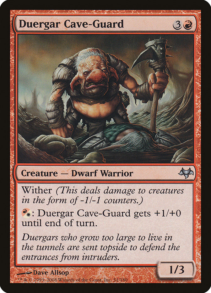 Duergar Cave-Guard [Eventide] Magic: The Gathering