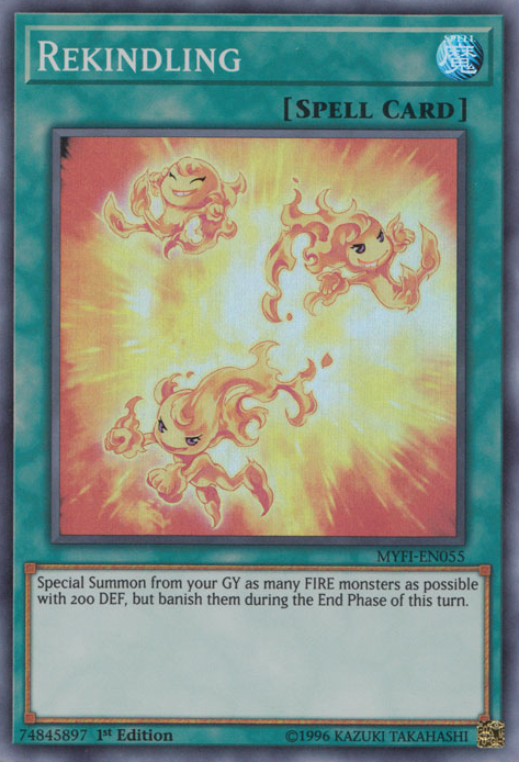 Rekindling [MYFI-EN055] Super Rare - Yugioh Cards For Your TCG Needs!