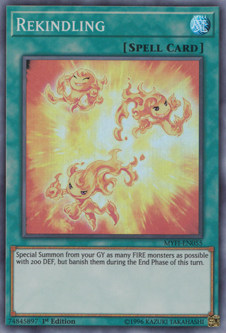 Rekindling [MYFI-EN055] Super Rare - Yugioh Cards For Your TCG Needs!