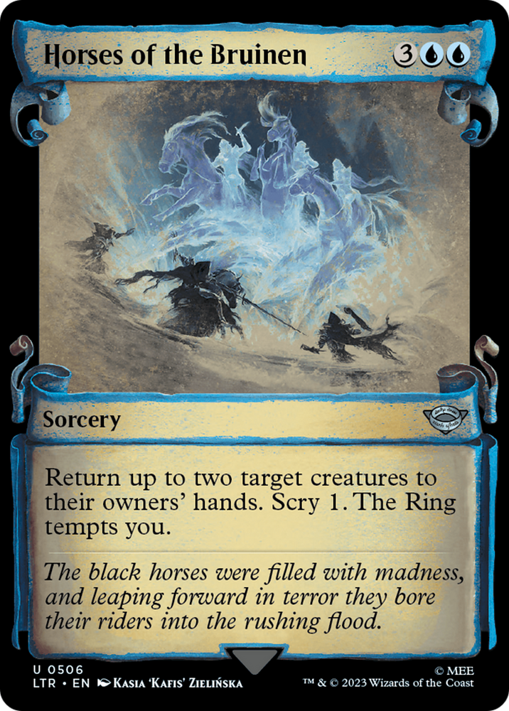 Horses of the Bruinen [The Lord of the Rings: Tales of Middle-Earth Showcase Scrolls] Magic: The Gathering