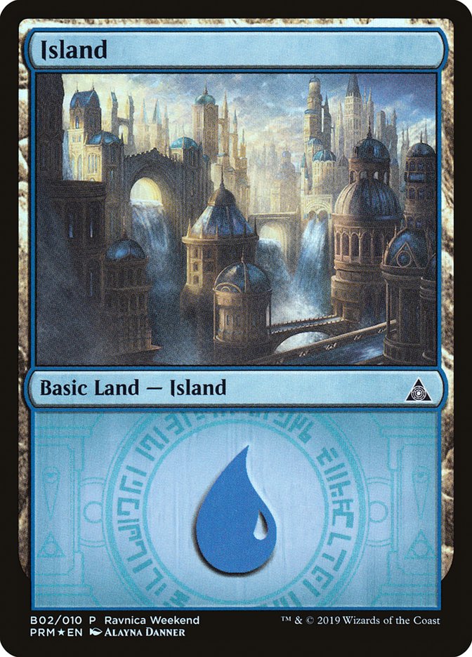 Island (B02) [Ravnica Allegiance Guild Kit] Magic: The Gathering