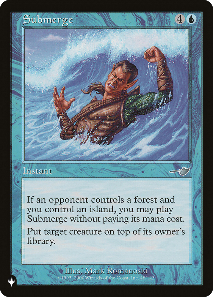 Submerge [The List] Magic: The Gathering