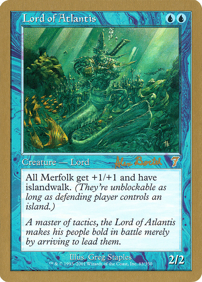 Lord of Atlantis (Alex Borteh) [World Championship Decks 2001] Magic: The Gathering