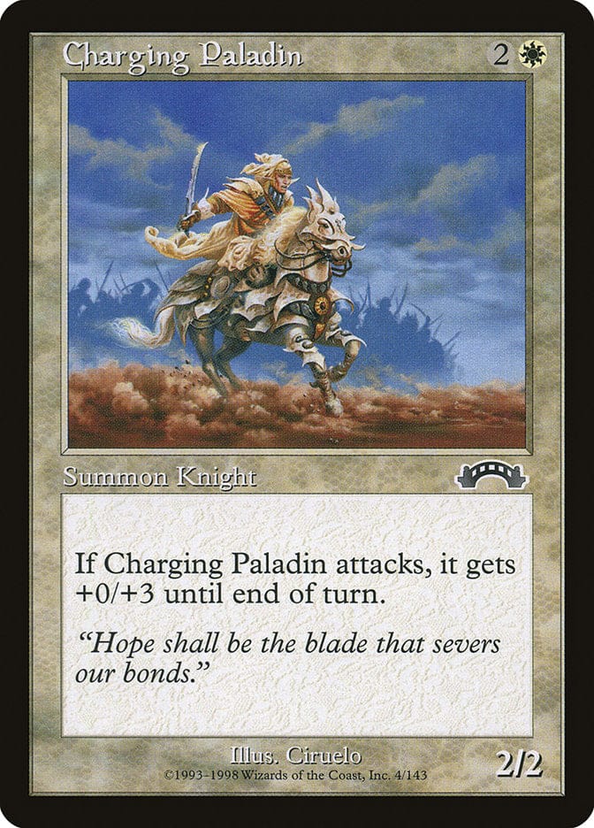 Charging Paladin [Exodus] Magic: The Gathering