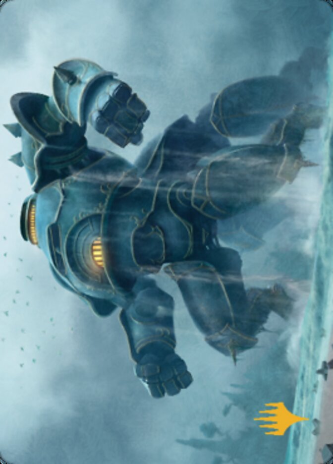 Depth Charge Colossus Art Card (Gold-Stamped Planeswalker Symbol) [The Brothers' War Art Series] Magic: The Gathering