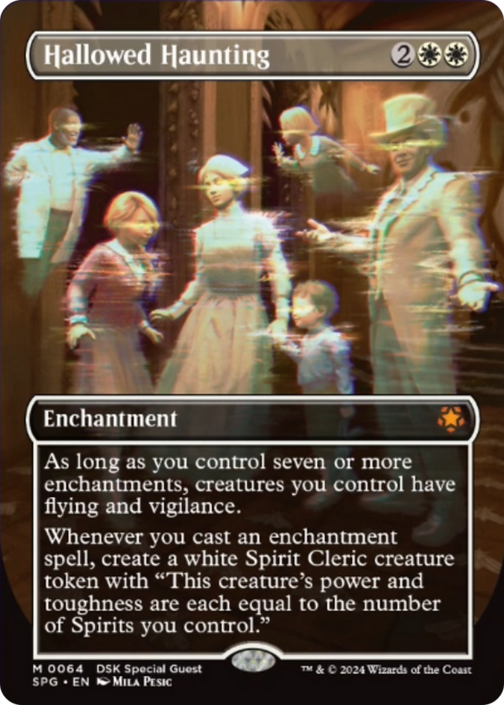 Hallowed Haunting (Borderless) [Duskmourn: House of Horror Special Guests] Magic: The Gathering