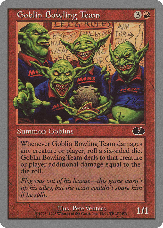Goblin Bowling Team [Unglued] Magic: The Gathering