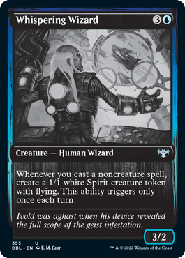 Whispering Wizard [Innistrad: Double Feature] Magic: The Gathering