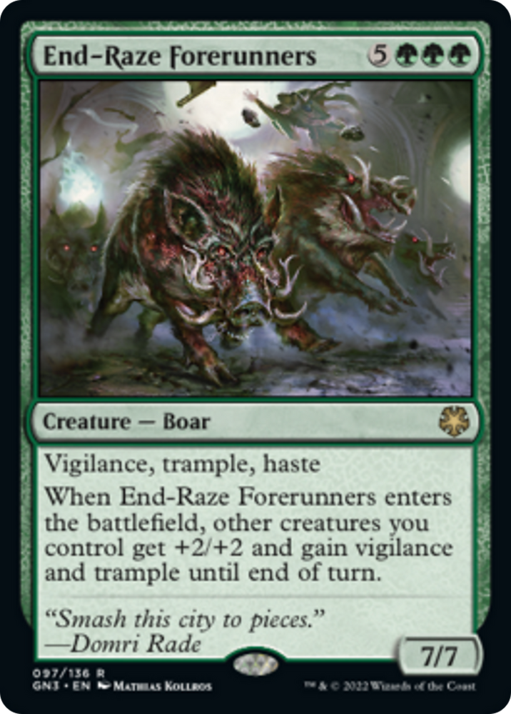 End-Raze Forerunners [Game Night: Free-for-All] Magic: The Gathering